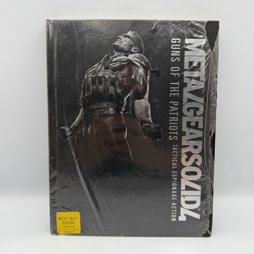 Metal Gear Solid 4 Limited Edition Collector's Guide Hardcover Sealed
